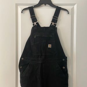 Carhartt relaxed fit, S (4/6) black overalls.